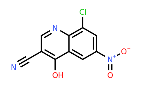 CAS 915369-45-8 | 8-Chloro-4-hydroxy-6-nitroquinoline-3-carbonitrile