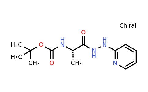 CAS 915375-26-7 | (S)-tert-Butyl (1-oxo-1-(2-(pyridin-2-yl)hydrazinyl)propan-2-yl)carbamate