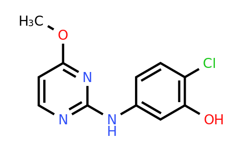 CAS 915774-30-0 | 2-Chloro-5-((4-methoxypyrimidin-2-yl)amino)phenol