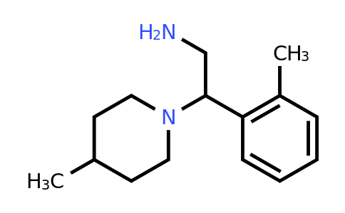 CAS 915922-08-6 | 2-(4-Methylpiperidin-1-yl)-2-(o-tolyl)ethanamine