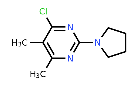 4-Chloro-5,6-dimethyl-2-(pyrrolidin-1-yl)pyrimidine