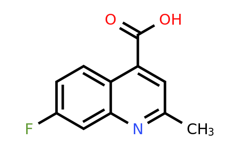 CAS 915923-73-8 | 7-Fluoro-2-methylquinoline-4-carboxylic acid