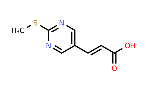 CAS 915924-30-0 | (E)-3-(2-(Methylthio)pyrimidin-5-yl)acrylic acid