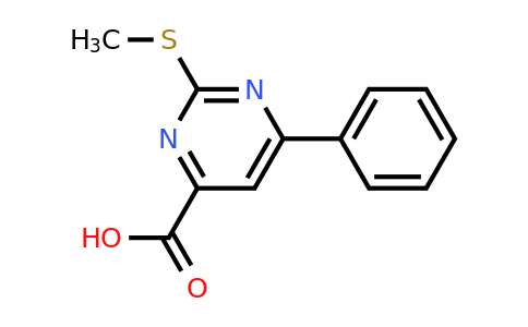 CAS 915963-25-6 | 2-(Methylthio)-6-phenylpyrimidine-4-carboxylic acid
