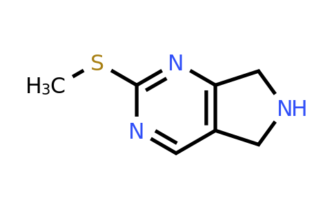 CAS 916059-20-6 | 2-(Methylthio)-6,7-dihydro-5H-pyrrolo[3,4-D]pyrimidine