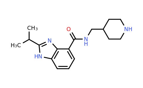 CAS 916076-00-1 | N-(piperidin-4-ylmethyl)-2-(propan-2-yl)-1H-1,3-benzodiazole-4-carboxamide
