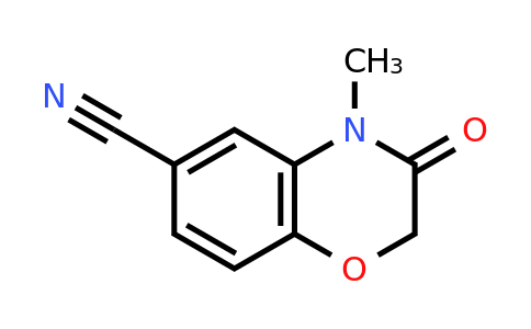 CAS 916210-08-7 | 4-Methyl-3-oxo-3,4-dihydro-2H-benzo[1,4]oxazine-6-carbonitrile