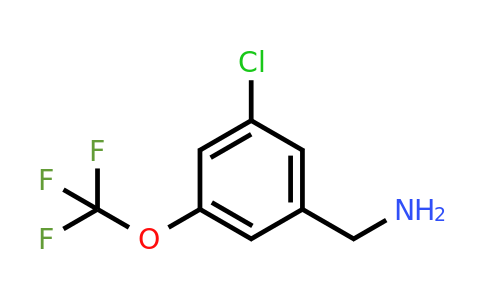 CAS 916210-68-9 | (3-Chloro-5-(trifluoromethoxy)phenyl)methanamine