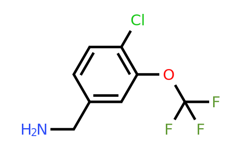 CAS 916210-69-0 | (4-Chloro-3-(trifluoromethoxy)phenyl)methanamine
