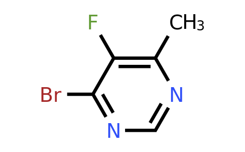 CAS 916213-45-1 | 4-Bromo-5-fluoro-6-methylpyrimidine
