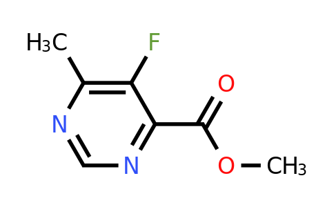 CAS 916213-46-2 | Methyl 5-fluoro-6-methylpyrimidine-4-carboxylate