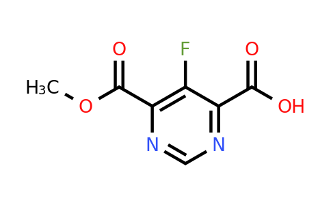 CAS 916213-47-3 | 5-Fluoro-6-(methoxycarbonyl)pyrimidine-4-carboxylic acid
