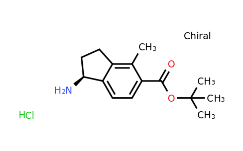CAS 916214-48-7 | tert-butyl (1S)-1-amino-4-methyl-indane-5-carboxylate;hydrochloride