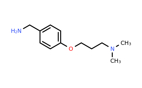 CAS 91637-76-2 | 3-(4-(Aminomethyl)phenoxy)-N,N-dimethylpropan-1-amine
