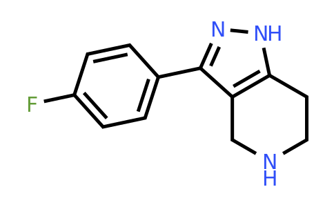 CAS 916423-52-4 | 3-(4-Fluorophenyl)-4,5,6,7-tetrahydro-1H-pyrazolo[4,3-C]pyridine
