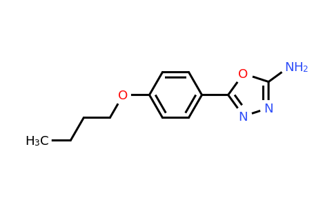 CAS 91643-58-2 | 5-(4-Butoxyphenyl)-1,3,4-oxadiazol-2-amine