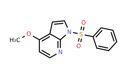 CAS 916574-87-3 | 4-Methoxy-1-(phenylsulfonyl)-1H-pyrrolo[2,3-b]pyridine