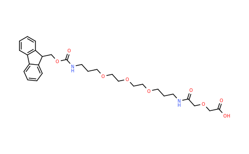 CAS 916585-44-9 | 17-Oxo-6,9,12,19-tetraoxa-2,16-diazaheneicosanedioic acid 1-(9H-fluoren-9-ylmethyl) ester