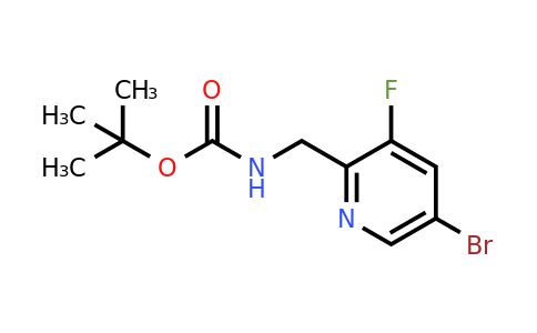CAS 916736-71-5 | tert-butyl N-[(5-bromo-3-fluoropyridin-2-yl)methyl]carbamate