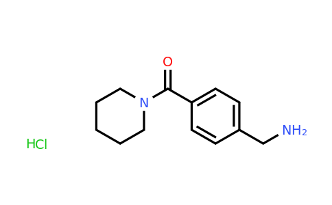 CAS 916762-48-6 | [4-(piperidine-1-carbonyl)phenyl]methanamine hydrochloride