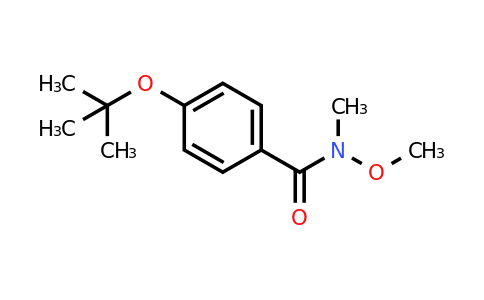 CAS 916791-35-0 | 4-Tert-butoxy-N-methoxy-N-methylbenzamide