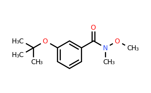 CAS 916791-36-1 | 3-Tert-butoxy-N-methoxy-N-methylbenzamide