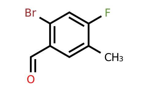 CAS 916792-17-1 | 2-Bromo-4-fluoro-5-methylbenzaldehyde