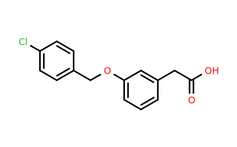 CAS 916908-15-1 | 2-{3-[(4-chlorophenyl)methoxy]phenyl}acetic acid
