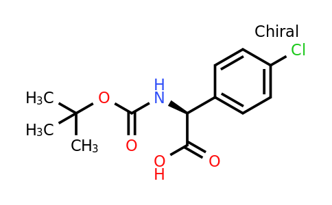 CAS 917027-02-2 | (S)-Tert-butoxycarbonylamino-(4-chloro-phenyl)-acetic acid