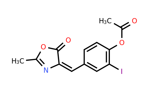 CAS 91719-58-3 | 4-(4-Acetoxy-3-iodobenzal)-2-methyl-5-oxazolone