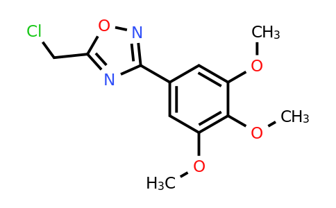 CAS 91721-50-5 | 5-(chloromethyl)-3-(3,4,5-trimethoxyphenyl)-1,2,4-oxadiazole