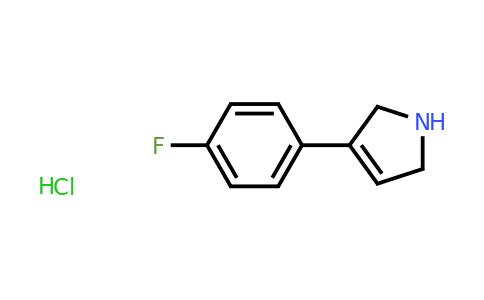 CAS 917505-35-2 | 3-(4-fluorophenyl)-2,5-dihydro-1H-pyrrole hydrochloride
