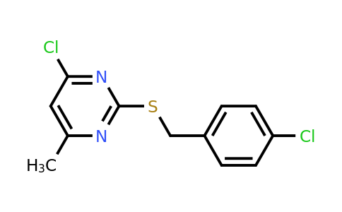 CAS 917561-71-8 | 4-Chloro-2-((4-chlorobenzyl)thio)-6-methylpyrimidine