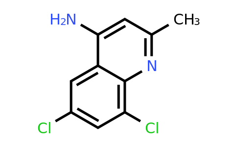 CAS 917562-01-7 | 4-Amino-6,8-dichloro-2-methylquinoline