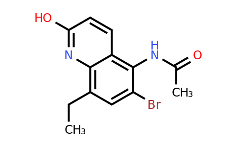 CAS 91761-88-5 | N-(6-Bromo-8-ethyl-2-hydroxyquinolin-5-yl)acetamide