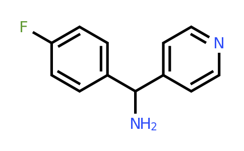 CAS 917746-83-9 | (4-Fluorophenyl)(pyridin-4-yl)methanamine