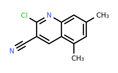 CAS 917747-10-5 | 2-Chloro-5,7-dimethylquinoline-3-carbonitrile