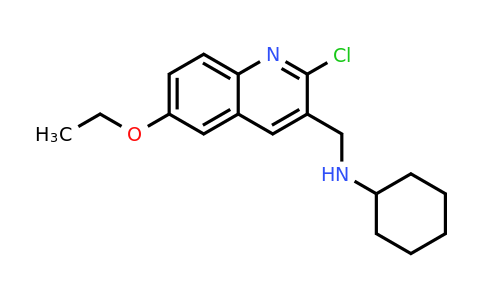 CAS 917747-89-8 | N-((2-Chloro-6-ethoxyquinolin-3-yl)methyl)cyclohexanamine