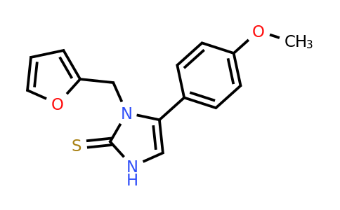 CAS 917750-45-9 | 1-(2-furylmethyl)-5-(4-methoxyphenyl)-1,3-dihydro-2H-imidazole-2-thione