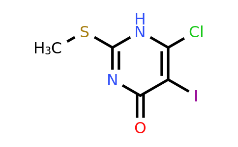 CAS 917895-50-2 | 6-Chloro-5-iodo-2-(methylthio)pyrimidin-4(1H)-one