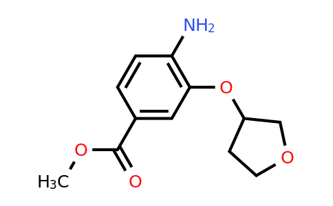 CAS 917909-45-6 | methyl 4-amino-3-(oxolan-3-yloxy)benzoate