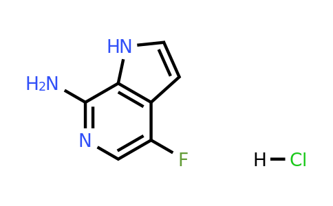 CAS 917918-88-8 | 4-fluoro-1H-pyrrolo[2,3-c]pyridin-7-amine;hydrochloride