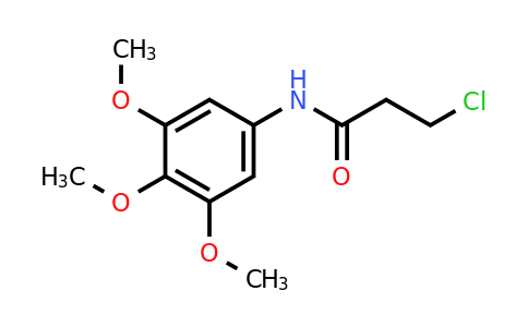 CAS 91803-07-5 | 3-Chloro-N-(3,4,5-trimethoxyphenyl)propanamide