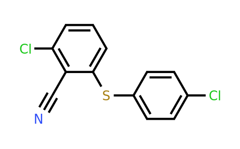 CAS 91822-05-8 | 2-chloro-6-[(4-chlorophenyl)sulfanyl]benzonitrile