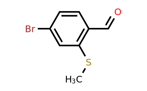 CAS 918350-11-5 | 4-bromo-2-(methylsulfanyl)benzaldehyde