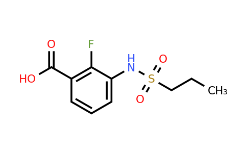 CAS 918523-49-6 | 2-Fluoro-3-(propylsulfonamido)benzoic acid