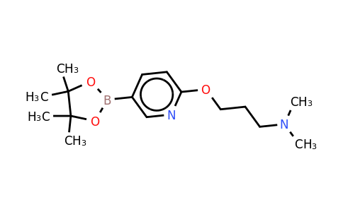 CAS 918643-56-8 | 2-(3-N,N-dimethylamino-propoxy)pyridine-5-boronic acid, pinacol ester