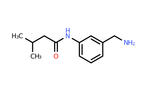 CAS 918810-73-8 | N-(3-(Aminomethyl)phenyl)-3-methylbutanamide