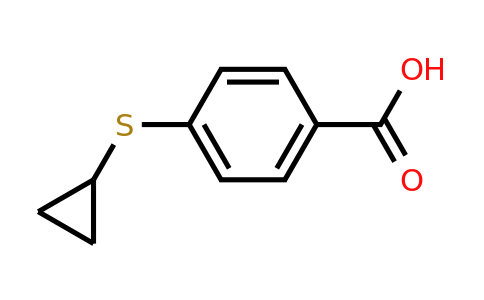 CAS 918967-34-7 | 4-(cyclopropylsulfanyl)benzoic acid
