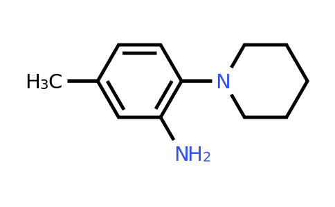 CAS 91907-40-3 | 5-Methyl-2-(piperidin-1-yl)aniline